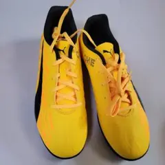 【Puma】 未使用サッカーシューズ イエロー23.5cm