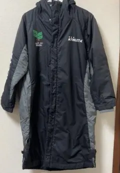 ATHLETA ブラック ベンチコート 160cm