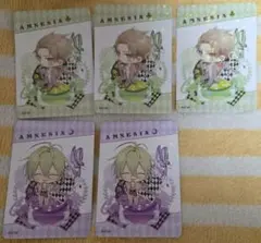 AMNESIA　キラキラグラフィックカード　ケント、ウキョウ