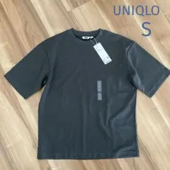 新品未使用★UNIQLO★ エアリズムコットン オーバーサイズTシャツ／グレー