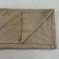 授乳ケープ ベージュ 水玉 ストライプ