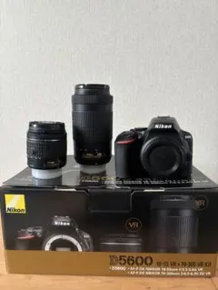 シャッター数999回以下！スマホ転送機能付☆Nikon D5600☆レンズセット