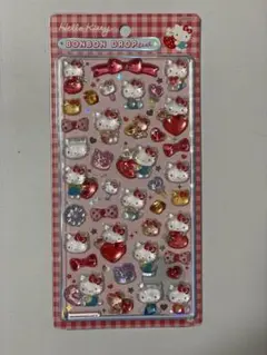 正規品 ハローキティ 赤 ボンボンドロップシール サンリオ