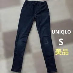 【美品】ユニクロ ウルトラストレッチ レギンスパンツ S ヒートテック デニム