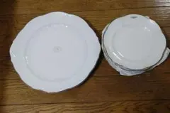 ホワイト陶磁器皿セット