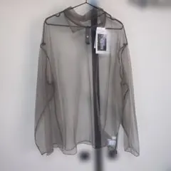 Helm シアーシャツ グレージュ 4L