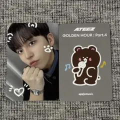 ATEEZ applemusic ラキドロ トレカ ジョンホ② - メルカリ