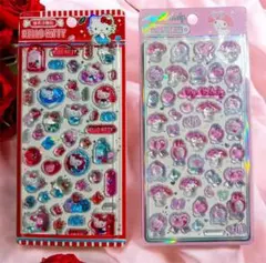 ハローキティ・マイメロぷくぷくシール2枚セット