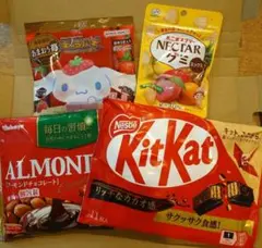 お菓子　詰め合わせ　キットカット　アーモンドチョコレートなど　4点セット