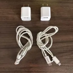 Lightningケーブル 2本とUSB充電器セット