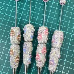 カラフルな装飾ボールペンセット