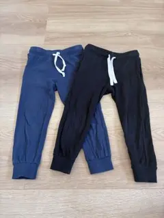 H&M スウェット 長ズボン パンツ 100cm 2枚セット