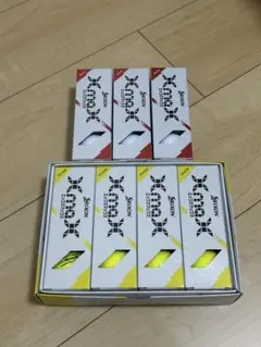 SRIXON Xmax ゴルフボール イエロー ホワイト計7スリーブのサムネイル