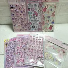 正規品新品未開封/マイメロディーボンボンドロップシール含む7点セット