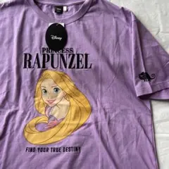 【新品】レア⭐️ディズニー　ラプンツェル　プリンセス　メンズ　半袖　Tシャツ　LL