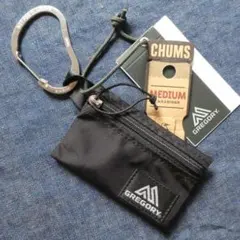 限定価格 2点セット GREGORY コインケース CHUMS カラビナ M