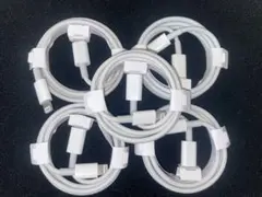 Lightningケーブルto Type-CApple純正品質1M 5本セット