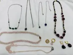ビーズ、色石アクセサリー　おまとめ