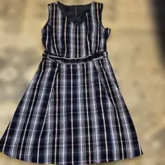 マジェスティックレゴン　チェック　ワンピース　S