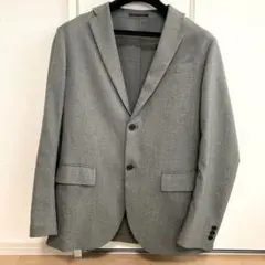 【最終値下げ】UNIQLO スリムフィット テーラードジャケット グレー L