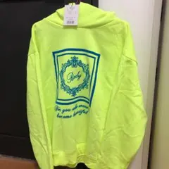 radyパーカー 蛍光色 タグ付き