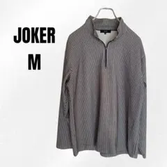 S610【JOKER ジョーカー】M　フロントジップ カットソーのサムネイル