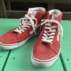 26.5cm VANS スケハイ SK8-HI レッド