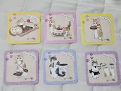 mofusandとスイパラコラボ コースター 6点セット