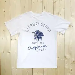 サーフブランド　LUSSO SURF ビッグパームツリーTシャツ　Mサイズ