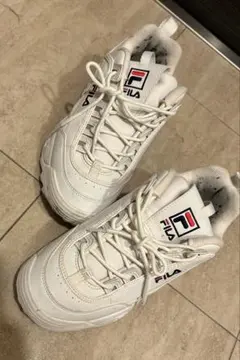 FILA ホワイト スニーカー 厚底
