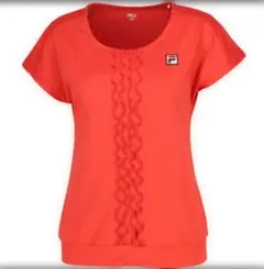 FILAフィラ＊トマトレッドの可愛いゲームシャツM オレンジ