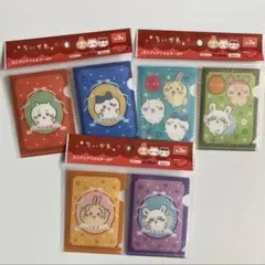 新品！ちいかわミニクリアフォルダー2P全3種セット うさぎ モモンガ ハチワレ❷のサムネイル