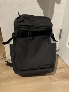 Muji ブラックナイロンバックパック