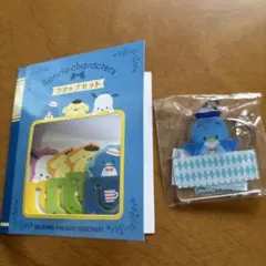 タキシードサム＊クリップセット+アクリルキーホルダー