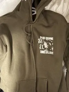 ハードコアチョコレート パーカー 富江 伊藤潤二 2XL 裏起毛 カーキ