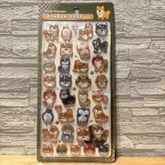 【新品＊正規品】ボンボンドロップシール　和柄　柴犬　しばいぬ　クーリア