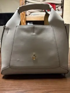 美品】マルコビアンキーニ 2WAYレザートートバッグ バイカラー 