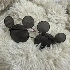 ミッキー型 ブラックサングラス