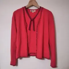 MICHEL KLEIN ミッシェルクラン★ラメ ニット アンサブル