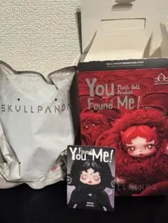 【即購入可】SKULLPANDA You Found Me!ぬいぐるみペンダント