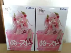 【最安値】初音ミク　ぬーどるストッパーフィギュア　桜ミク2025ウィンク　2箱