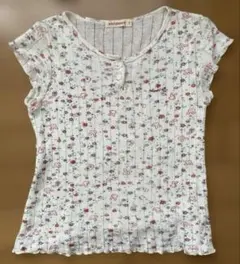 Knitplanner 半袖Tシャツ 120 花柄 うさぎのサムネイル