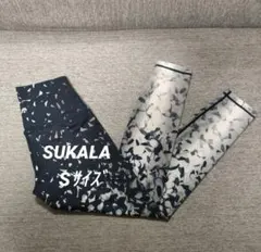 SUKALA スカーラ LAVA ヨガウェアレギンス M ブルー ボタニカル柄