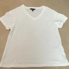 バナナリパブリック　白VネックTシャツのサムネイル