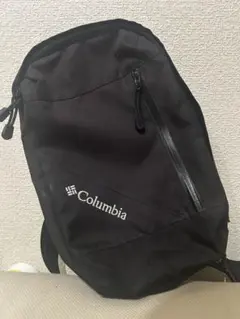 Columbia 黒ショルダーバッグ　 メッシュバックパネル