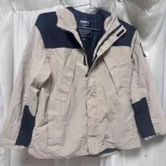 子供スタジャン 薄め CAMP7 140cm ベージュ アウトドア❣️