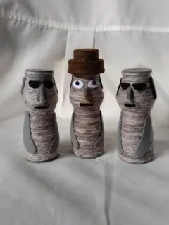 【ハンドメイド】ECOなモアイ3点セット
