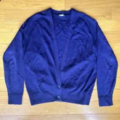 カーディガン　レディスカーディガン　紺　ネイビー　医療用　介護　看護　Lサイズ