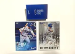 中日ドラゴンズ大島洋平 アクリルバッジ BBMカード