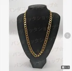 24KG ゴールドリンクチェーンネックレス